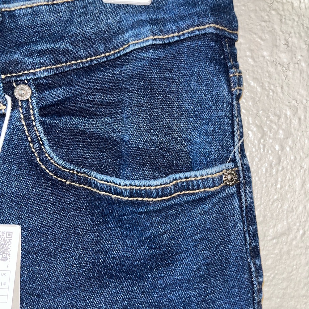 Mango Dark Blue Straight-Leg Jeans - Picture 16 of 16